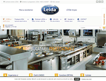 Tablet Screenshot of leida.ro